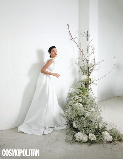 COSMOPOLITAN Bride | Model in Divine Atelier Gown & Jesus Peiro Gown